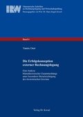 Cover: Die Erfolgskonzeption externer Rechnungslegung - Kovac, Dr. Verlag