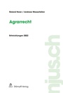 Cover: Agrarrecht - Stämpfli Verlag AG