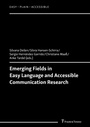 Cover: Emerging Fields in Easy Language and Accessible Communication Research - Frank & Timme