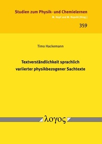 Abbildung von: Textverständlichkeit sprachlich variierter physikbezogener Sachtexte - Logos Berlin