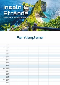 Abbildung von: Inseln & Strände - Plätze zum Entspannen - 2024 - Kalender DIN A3 (Familien-/Terminplaner) - GP-Fever.de