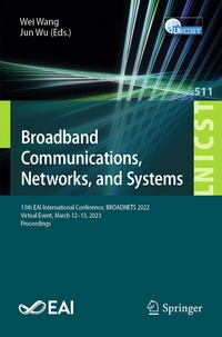 Enlarge image Cover: Broadband Communications, Networks, and Systems - Springer