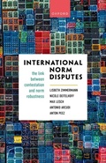 Cover: International Norm Disputes - OUP eBook
