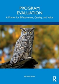 Enlarge image Cover: Program Evaluation - Routledge