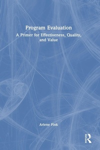 Enlarge image Cover: Program Evaluation - Routledge