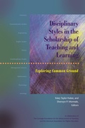 Cover: Disciplinary Styles in the Scholarship of Teaching and Learning - Routledge