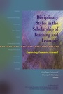 Cover: Disciplinary Styles in the Scholarship of Teaching and Learning - Routledge