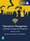 Cover: Operations Management: Sustainability and Supply Chain Management, Global Edition - Pearson Education Limited