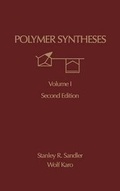 Cover: Polymer Synthesis - Academic Press