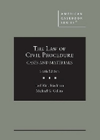 Abbildung von: The Law of Civil Procedure - West Academic Press