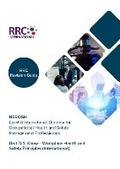 Cover: RRC Revision Guide: NEBOSH Level 6 International Diploma for Occupational Health and Safety Management Professionals - RRC International