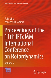 Enlarge image Cover: Proceedings of the 11th IFToMM International Conference on Rotordynamics - Springer