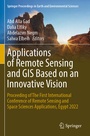 Cover: Applications of Remote Sensing and GIS Based on an Innovative Vision - Springer