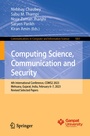 Cover: Computing Science, Communication and Security - Springer