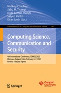 Cover: Computing Science, Communication and Security - Springer