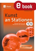 Cover: Kunst an Stationen Klasse 9-10 - Auer Verlag