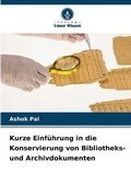 Cover: Kurze Einfuehrung in die Konservierung von Bibliotheks- und Archivdokumenten - Verlag Unser Wissen