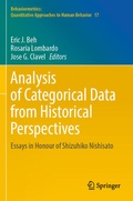 Cover: Analysis of Categorical Data from Historical Perspectives - Springer