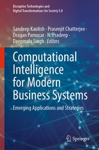 Enlarge image Cover: Computational Intelligence for Modern Business Systems - Springer
