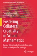 Bild: Fostering Collateral Creativity in School Mathematics - Springer