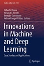 Cover: Innovations in Machine and Deep Learning - Springer