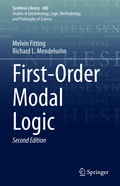 Cover: First-Order Modal Logic - Springer
