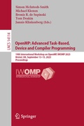 Cover: OpenMP: Advanced Task-Based, Device and Compiler Programming - Springer