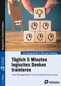 Cover: T&auml;glich 5 Minuten logisches Denken trainieren - Persen Verlag in der AAP Lehrerwelt GmbH