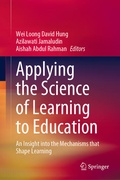 Cover: Applying the Science of Learning to Education - Springer