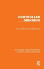 Cover: Controlled Drinking - Routledge