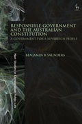 Cover: Responsible Government and the Australian Constitution - Hart Publishing