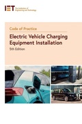 Cover: Code of Practice for Electric Vehicle Charging Equipment Installation - Institution of Engineering and Technology