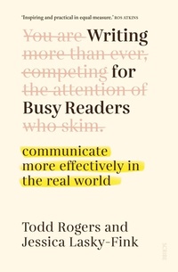 Enlarge image Cover: Writing for Busy Readers - Scribe Publications