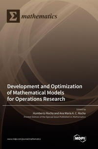 Enlarge image Cover: Development and Optimization of Mathematical Models for Operations Research - MDPI AG