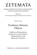 Bild: Funktion, Stimme, Fiktion - C.H.BECK