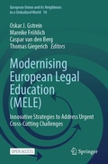 Cover: Modernising European Legal Education (MELE) - Springer