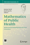 Cover: Mathematics of Public Health - Springer