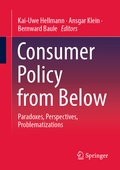 Cover: Consumer Policy from Below - Springer