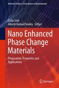 Enlarge image Cover: Nano Enhanced Phase Change Materials - Springer