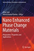 Cover: Nano Enhanced Phase Change Materials - Springer