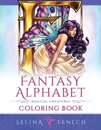 Enlarge image Cover: Fantasy Alphabet - Magical Creatures Coloring Book - Fairies & Fantasy Pty