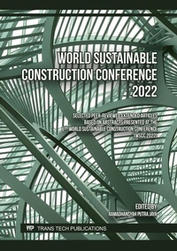 Enlarge image Cover: World Sustainable Construction Conference 2022 - Trans Tech Publications Ltd