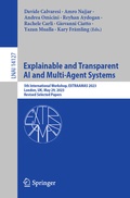 Cover: Explainable and Transparent AI and Multi-Agent Systems - Springer