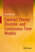 Bild: Contract Theory: Discrete- and Continuous-Time Models - Springer