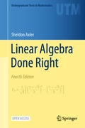 Cover: Linear Algebra Done Right - Springer