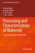 Cover: Processing and Characterization of Materials - Springer
