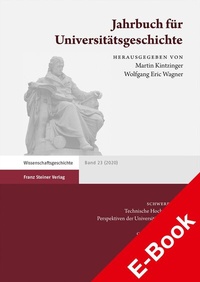 Abbildung von: Jahrbuch für Universitätsgeschichte 23 (2020) - Franz Steiner Verlag