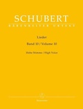 Cover: Lieder, Band 10 f&uuml;r hohe Stimme - Baerenreiter-Verlag