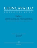 Cover: Pagliacci -Oper in zwei Akten (Endfassung) / in einem Akt (Originalfassung)- - Baerenreiter-Verlag