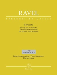 Abbildung von: Concerto für Klavier und Orchester G-Dur - Baerenreiter-Verlag
